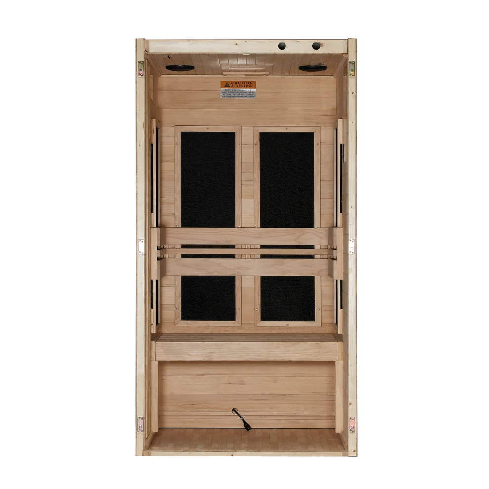 Dynamic "Veneto" 1-2 Person Low EMF FAR IR Sauna (DYN-6115-05)