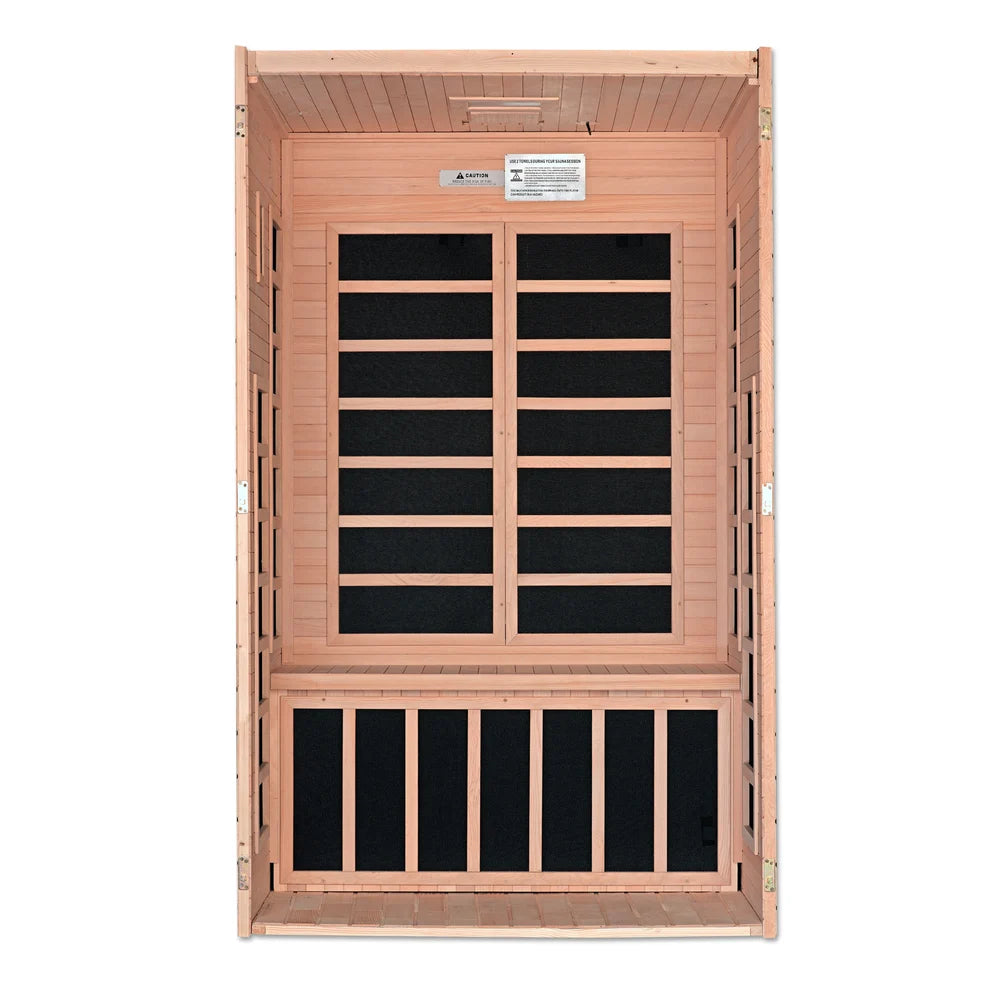 Dynamic "Santiago" 2 Person Ultra Low EMF FAR IR Sauna (DYN-6209-02 Elite)
