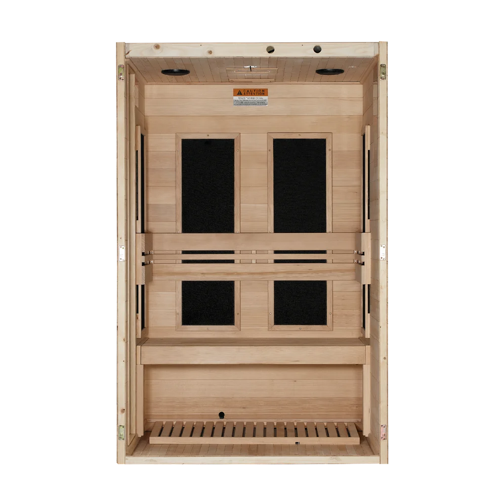 Dynamic "Lucca" 2 Person Ultra Low EMF FAR IR Sauna (DYN-6215-05 Elite)