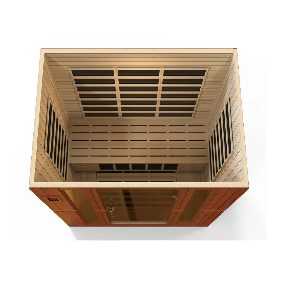 Dynamic "Bergamo" 4 Person Low EMF Far IR Sauna (DYN-6440-01)