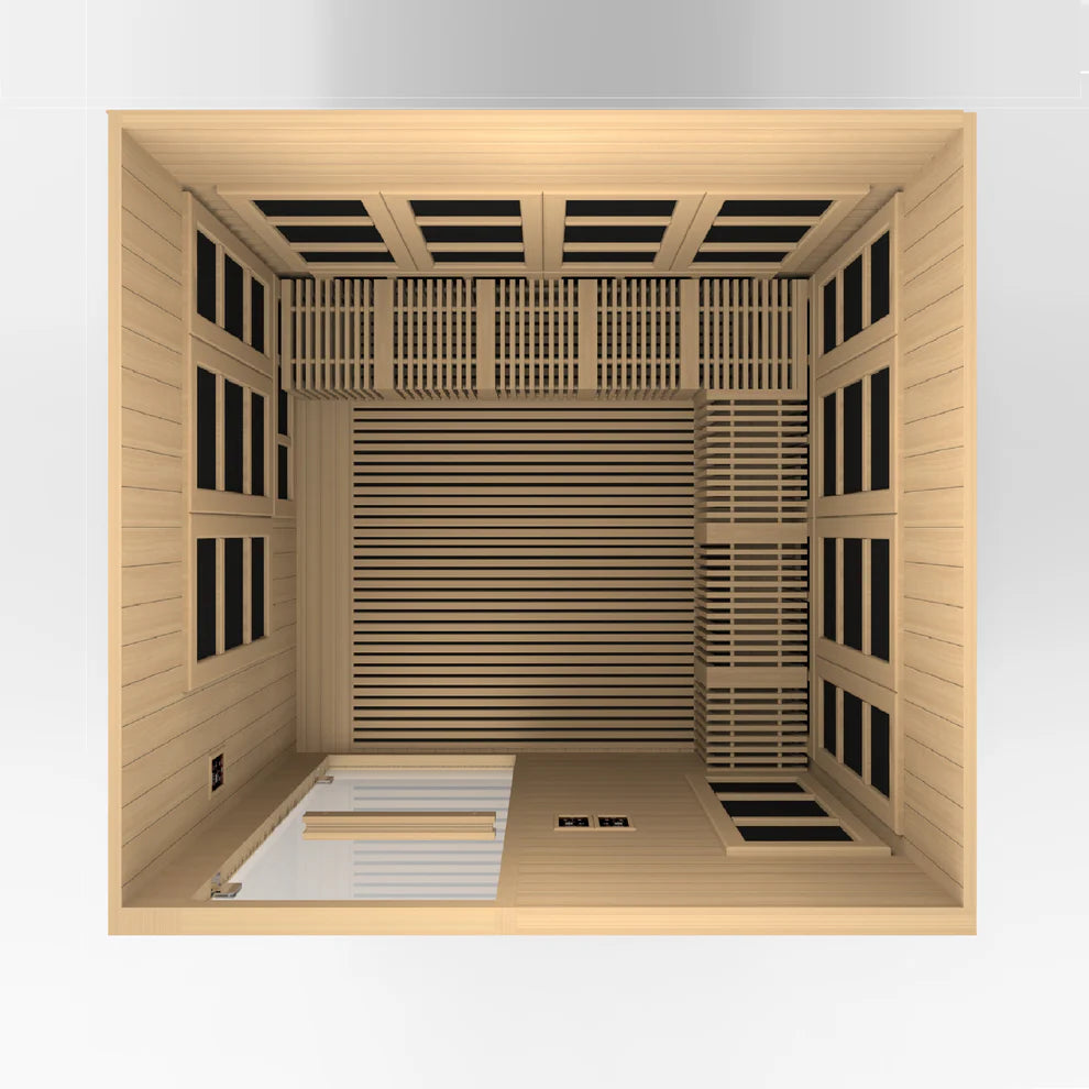 Golden Designs Catalonia Elite | 8 Person Infrared Sauna