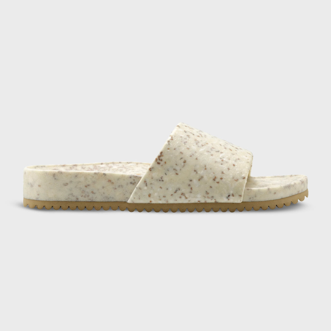 WellNest East Recovery Unisex Slide – White Sand Beach
