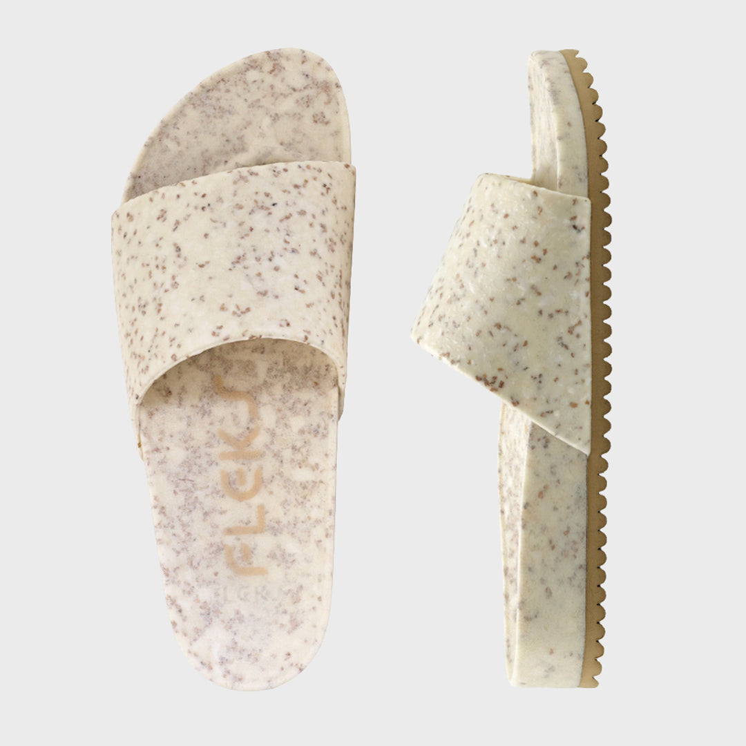 WellNest East Recovery Unisex Slide – White Sand Beach