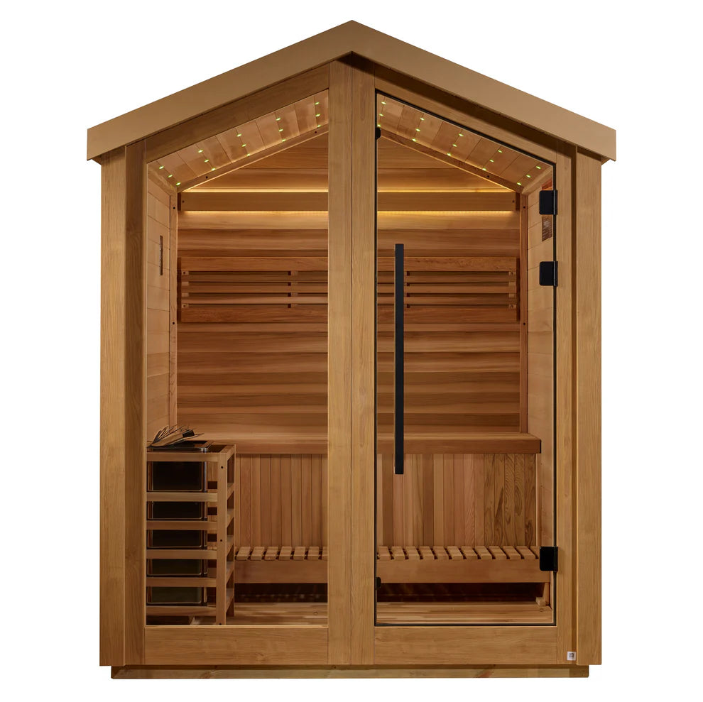 Golden Designs Savonlinna 3 Person Outdoor Traditional Sauna (GDI-8503-01)