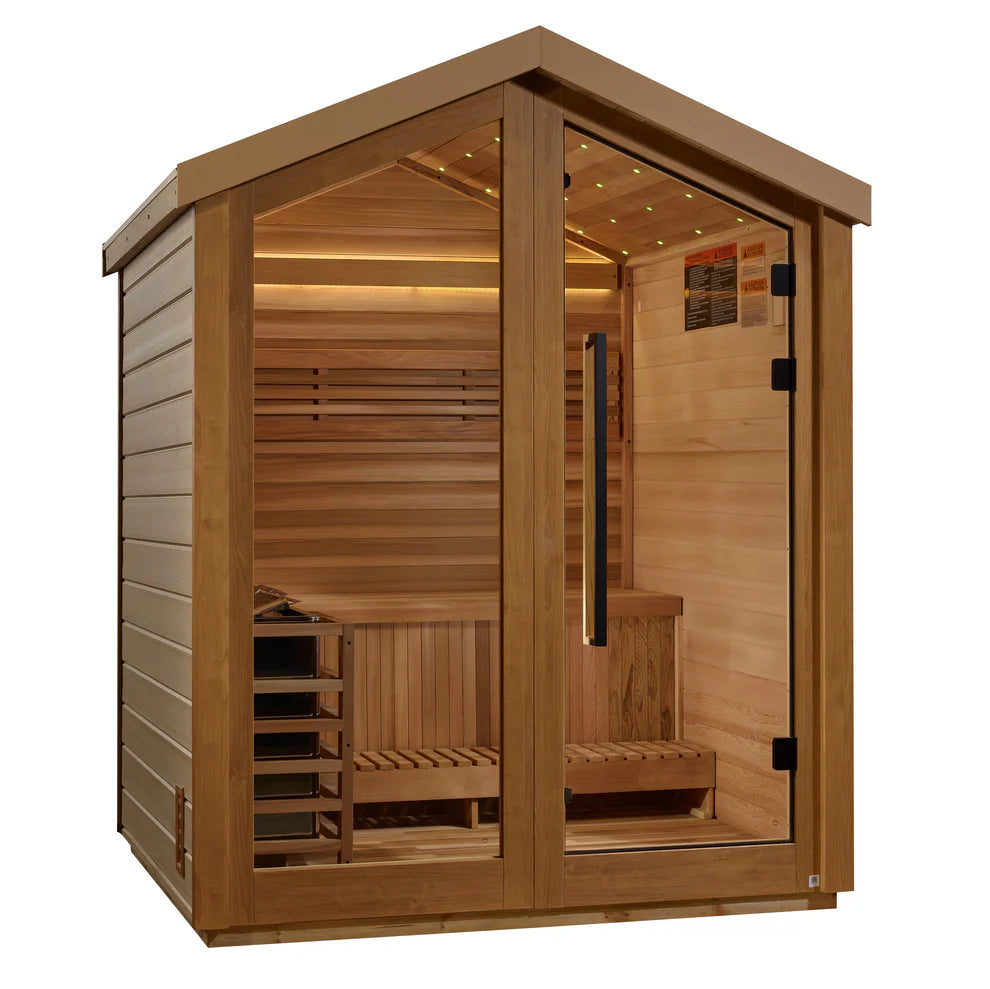 Golden Designs Savonlinna 3 Person Outdoor Traditional Sauna (GDI-8503-01)