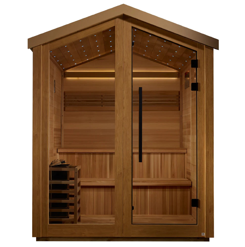 Golden Designs Kaarina 6 Person Outdoor Traditional Sauna (GDI-8506-01)