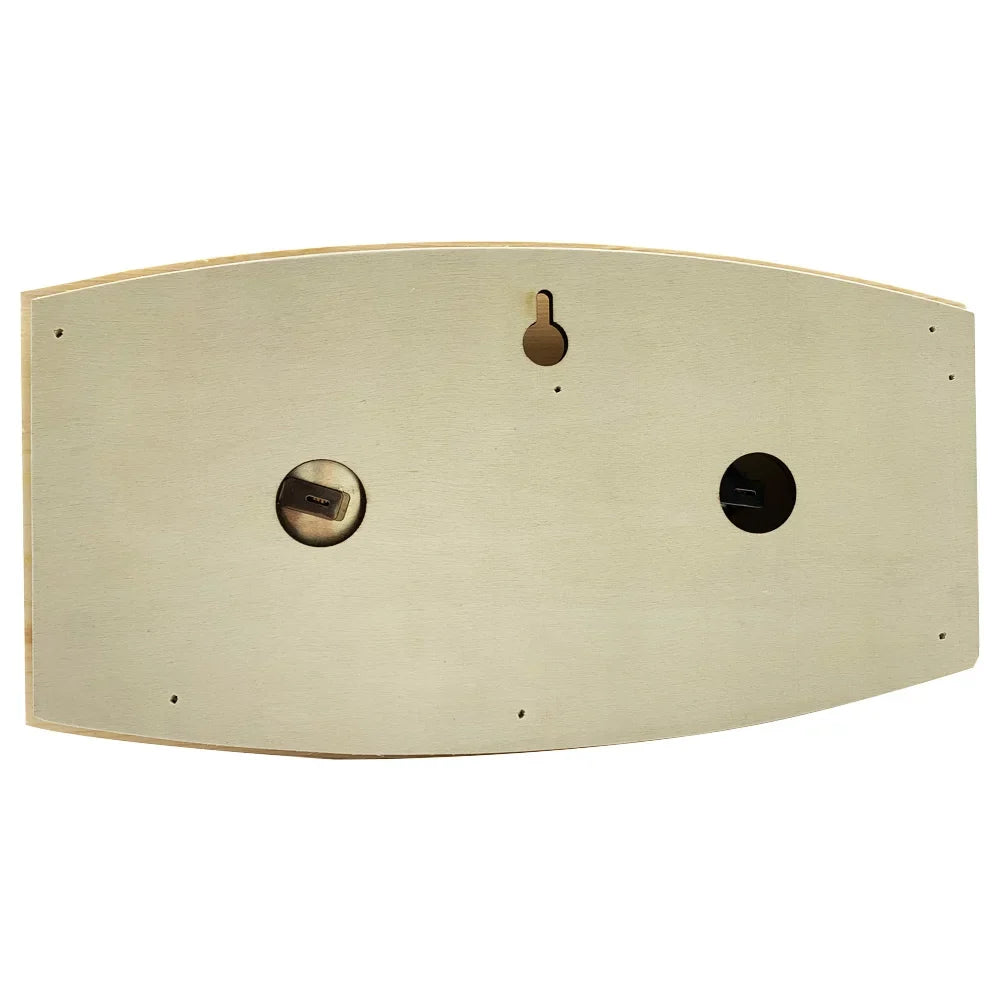 Wooden Sauna Thermometer & Hygrometer — Temperature + Humidity Gauge