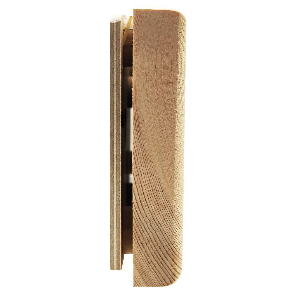 Wooden Sauna Thermometer & Hygrometer — Temperature + Humidity Gauge