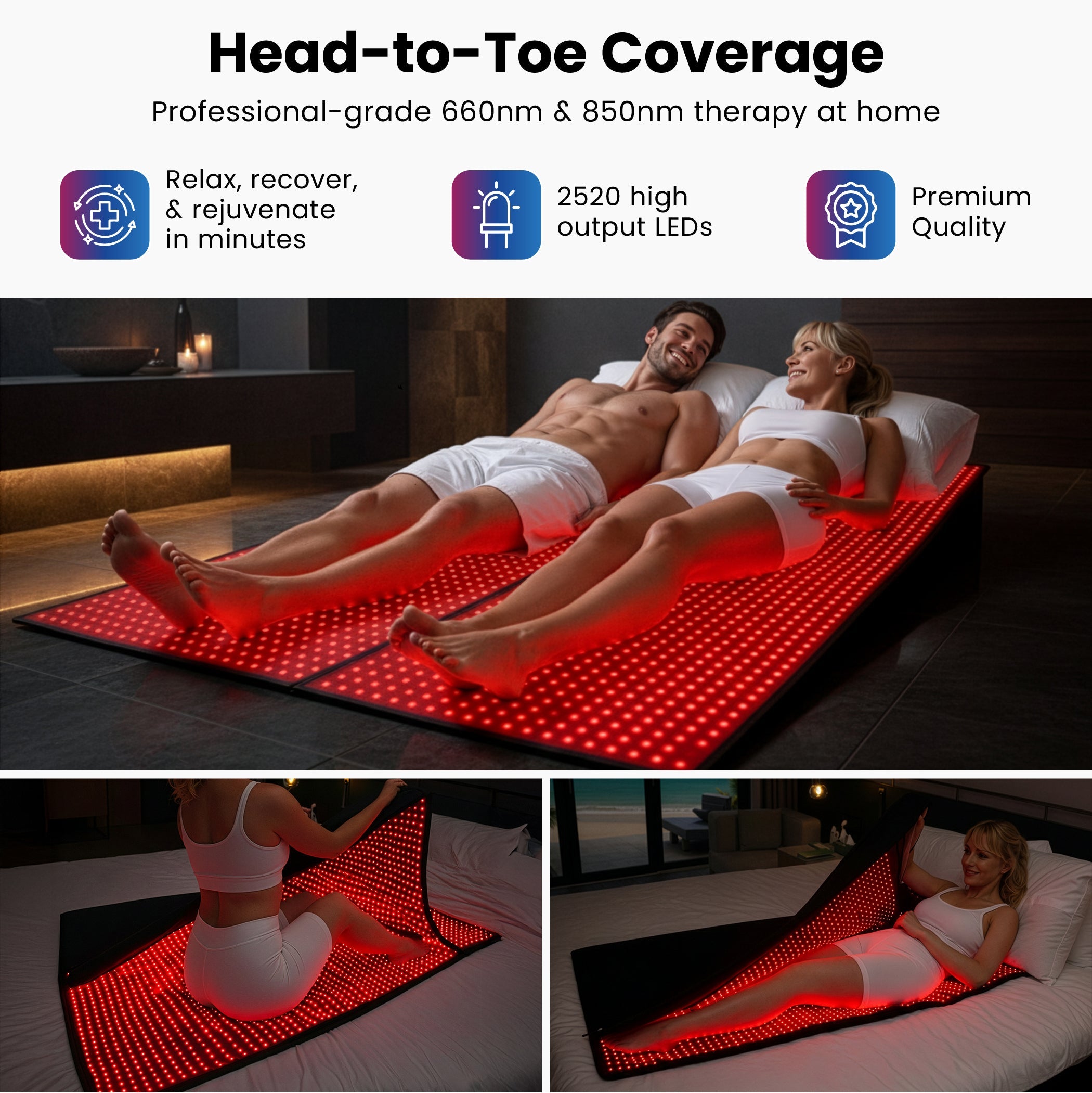 WellNest FullGlow™ 360 Full Body Red Light Therapy Bag – Recovery Cocoon Series