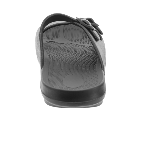 Sovella Active Comfort Sandals Men's Buckle Slide Black