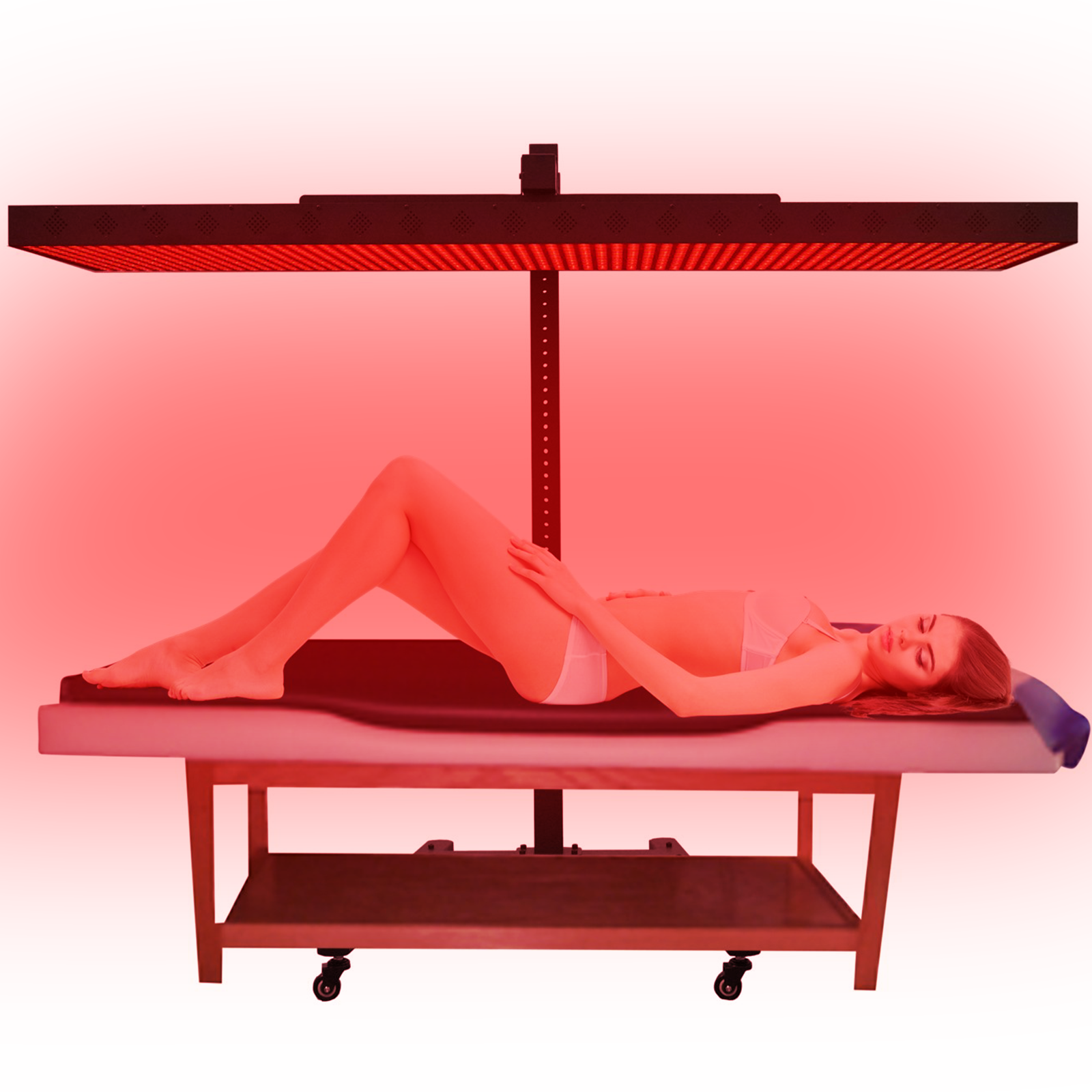 EXESAS Horizontal Rolling Stand | Red Light Therapy Panels, Compatible only with EXESAS Panels. (Stand Only, Panel Sold Separately)