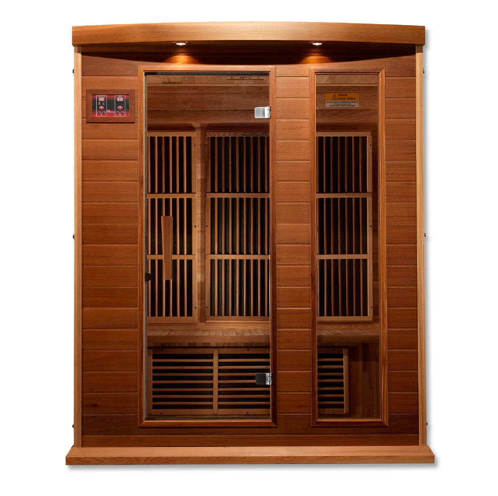 Maxxus "Montilemar" 3 Person Near Zero EMF FAR IR Sauna (MX-K306-01-ZF CED)
