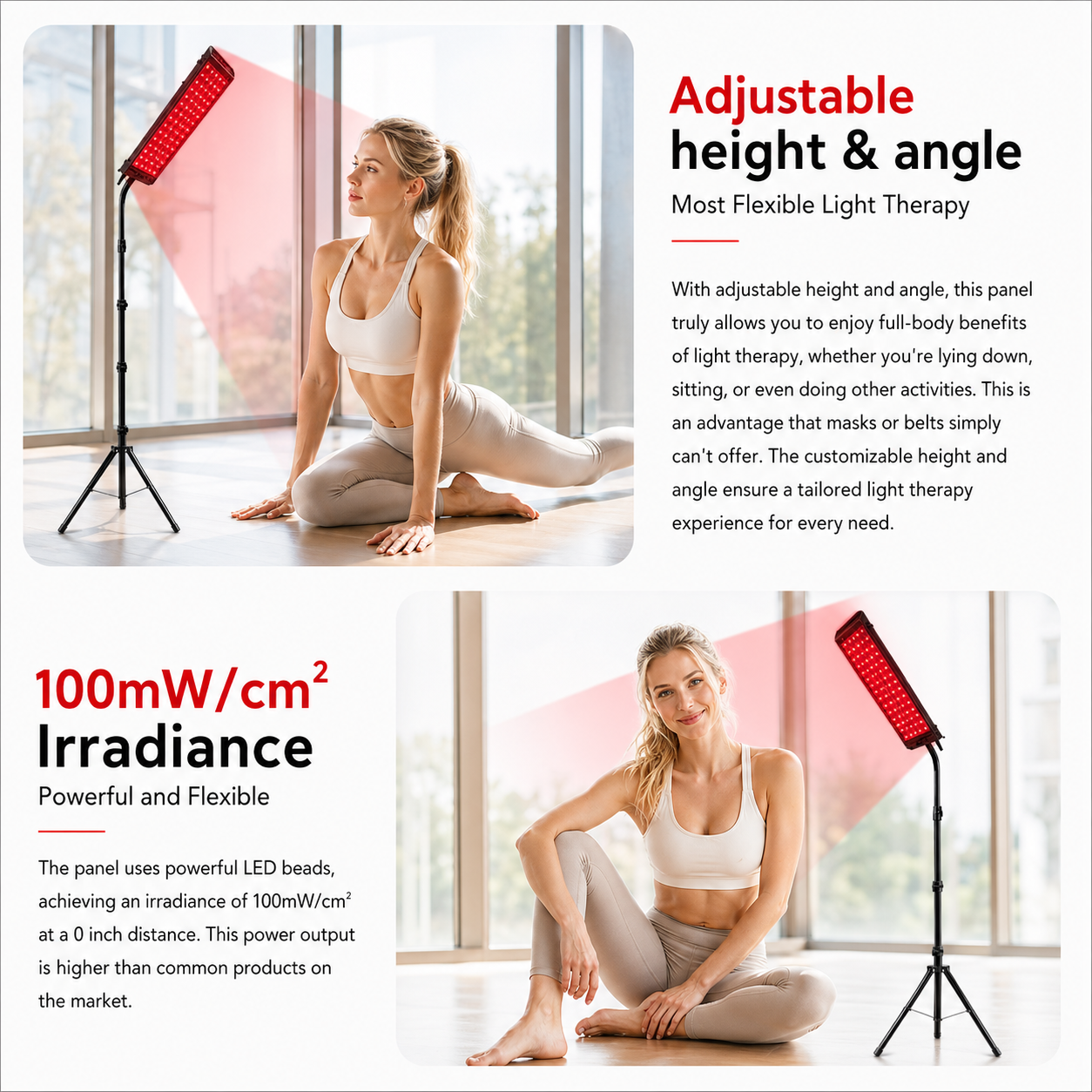 WellNest FullGlow™ Red Light & Near-Infrared Panel System - 21W