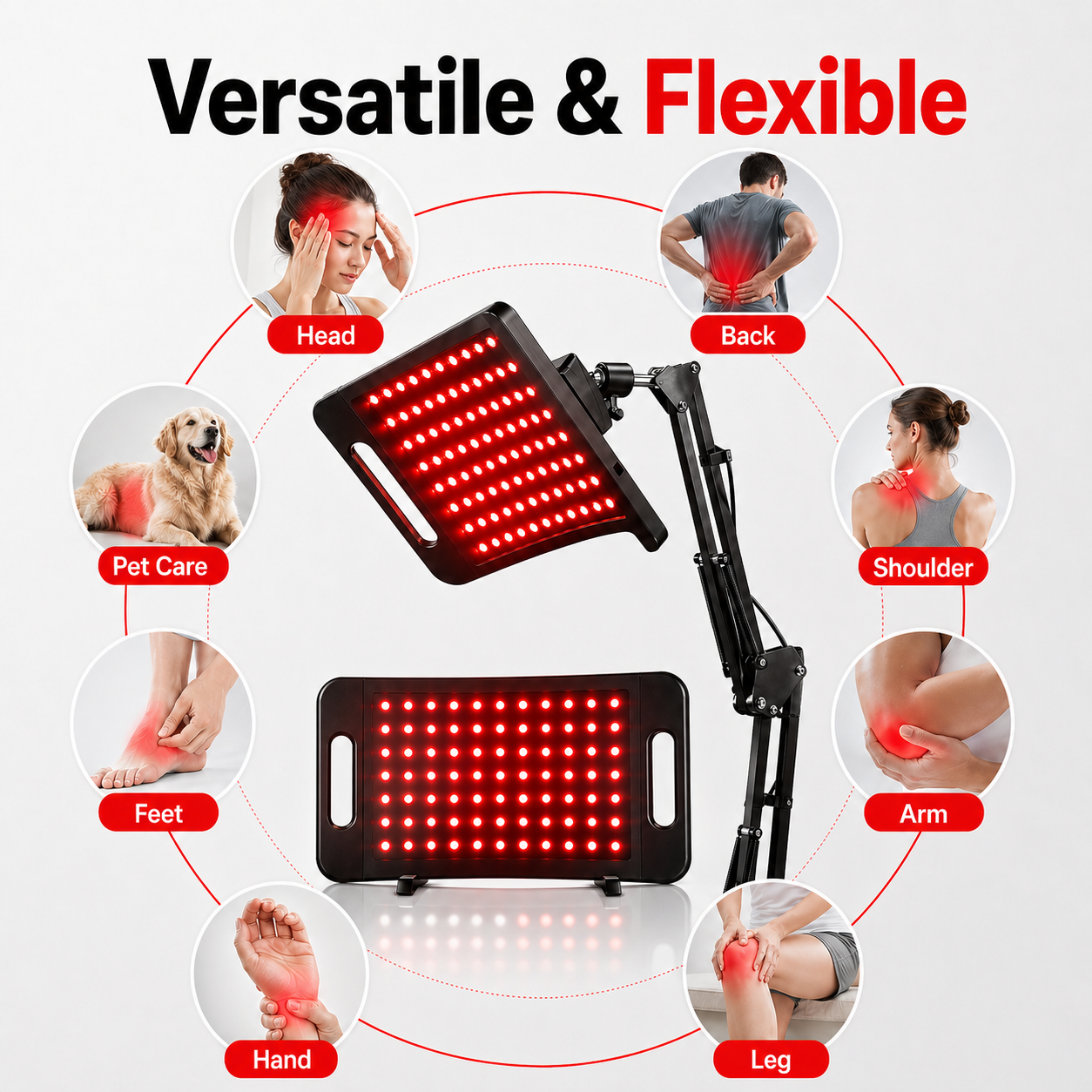 WellNest FullGlow™ Compact Red Light & Near-Infrared Panel System - 12W