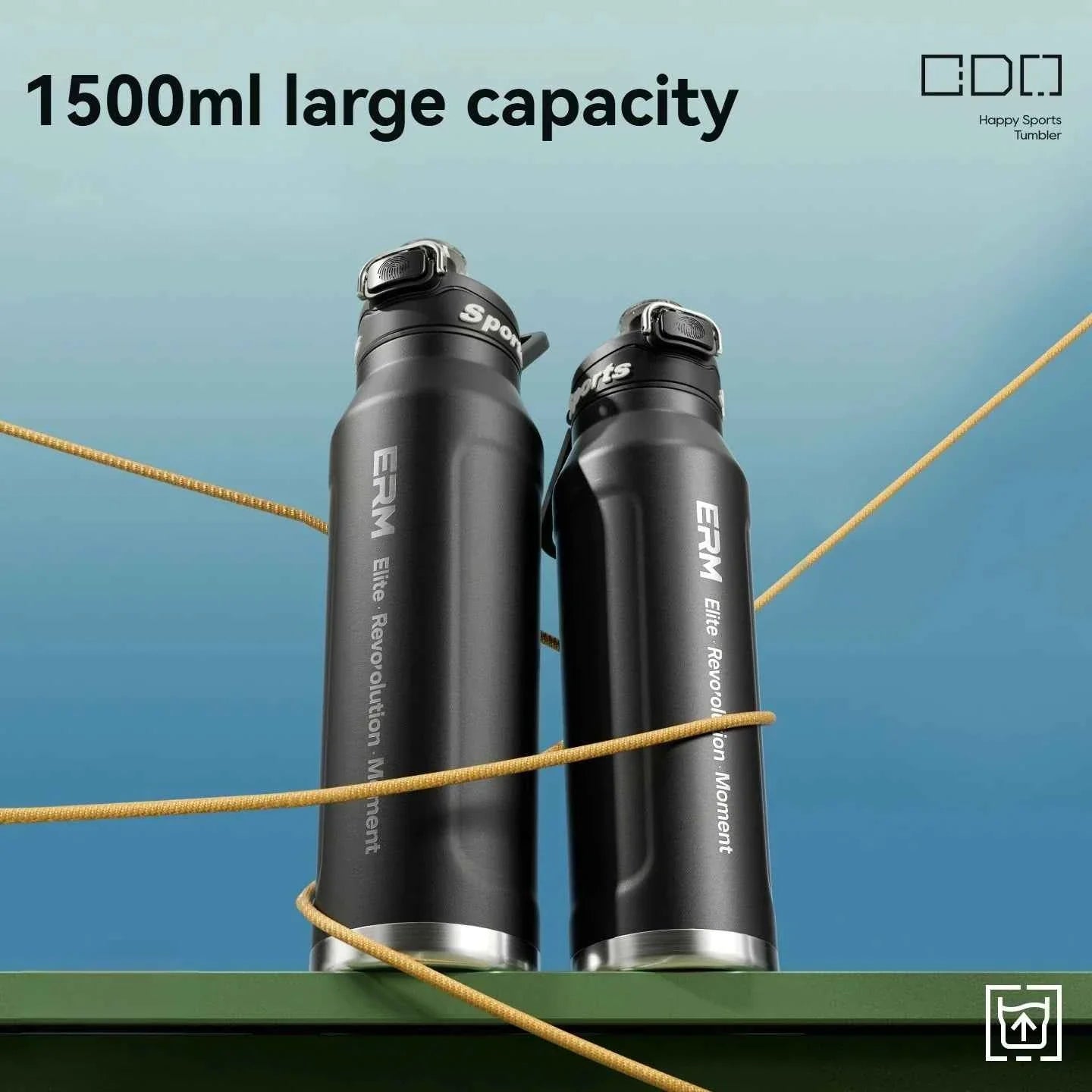 Insulated Stainless Steel Sports Water Bottle