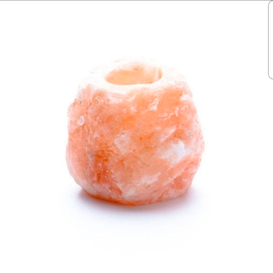 Natural-Shaped Himalayan Salt Candle Holder