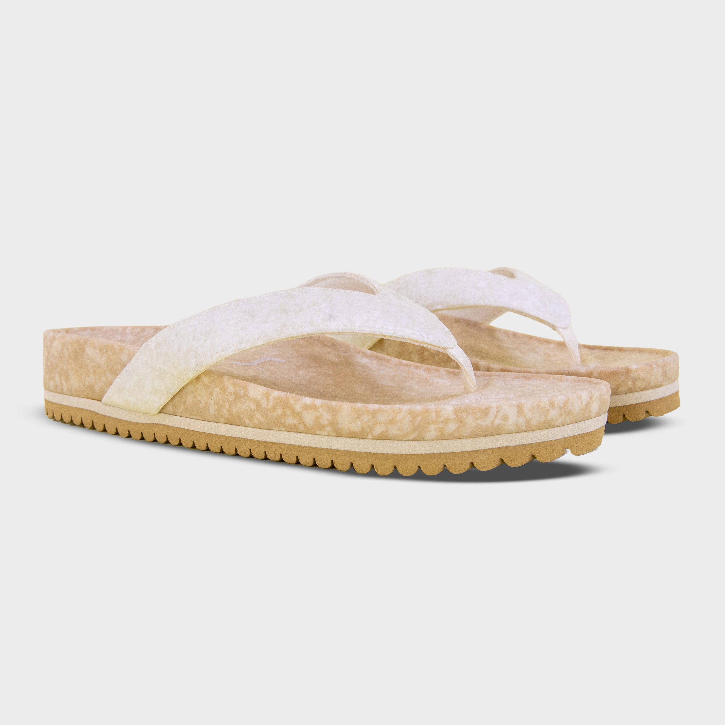 WellNest West Recovery Unisex Flip Flop – Oatmeal