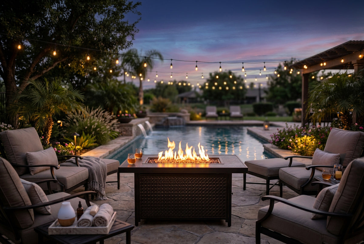 Weyland Rectangle Aluminum LPG Fire Pit