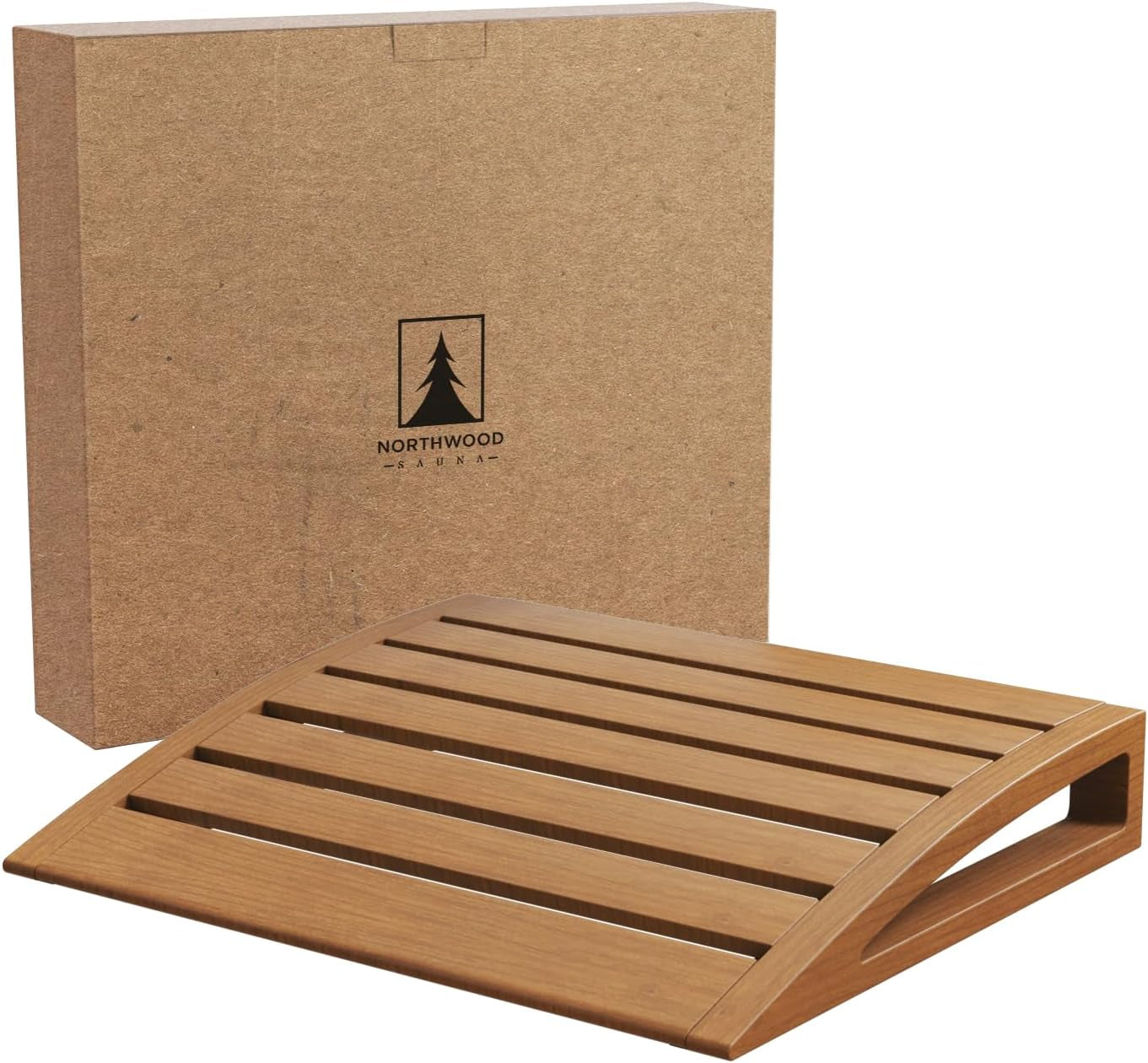 - Sauna Headrest - Handmade from Canadian Red Cedar Wood - Ergonomic Neck Support Pillow