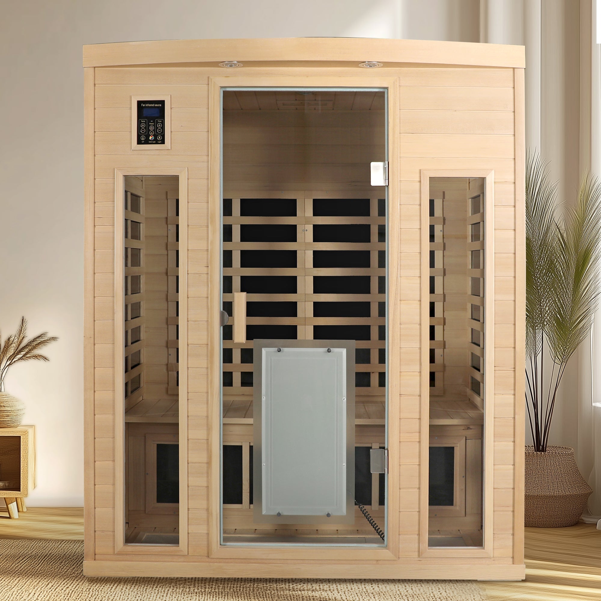 WellNest 3-Person Infrared Sauna – Hemlock Series