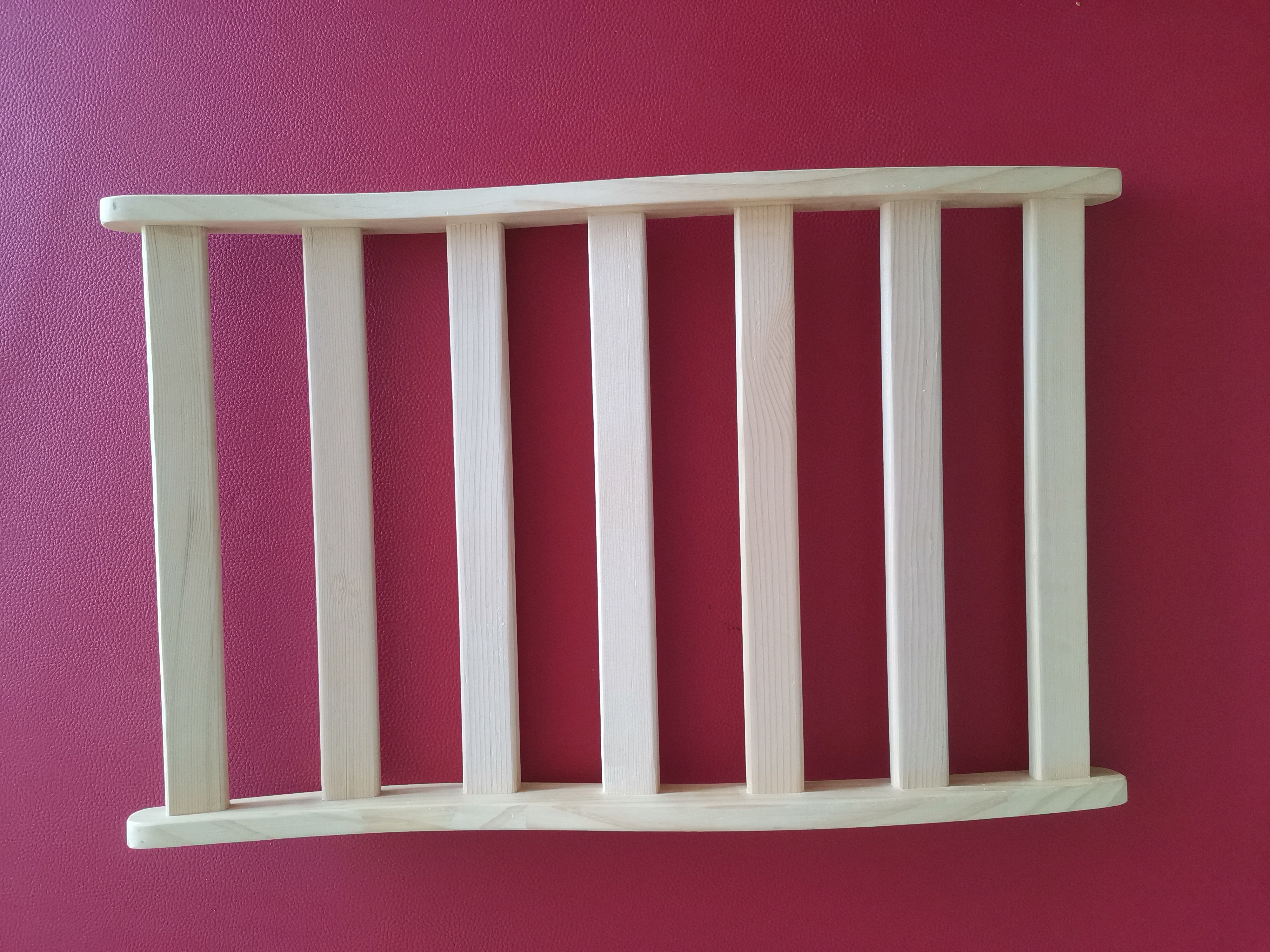 Hemlock Wide Flat Grid Sauna Room Backrest