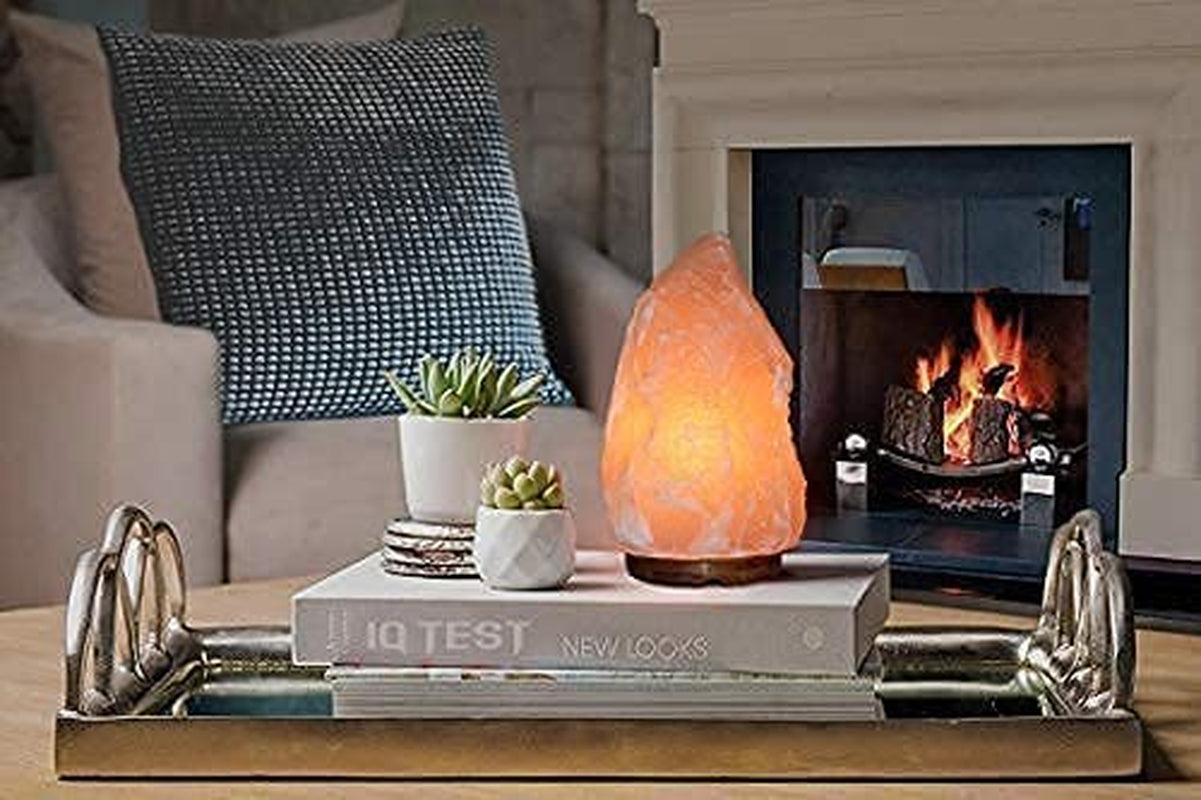 7" Himalayan Salt Lamp with Dimmer Cord - Natural Crystal Rock Night Light