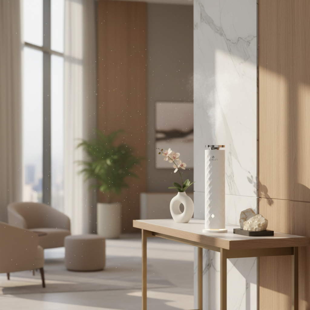 WellNest Airlux® Lunar Pro Cold-Air Smart Scent Diffuser – Cordless Edition
