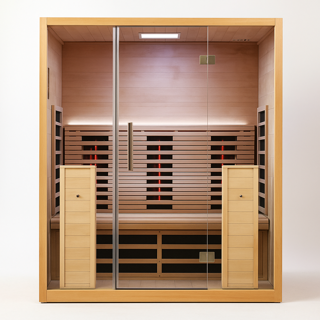 WellNest 1 - 2 Person PureGlow Infrared Sauna Cabin (by LumaTherm)