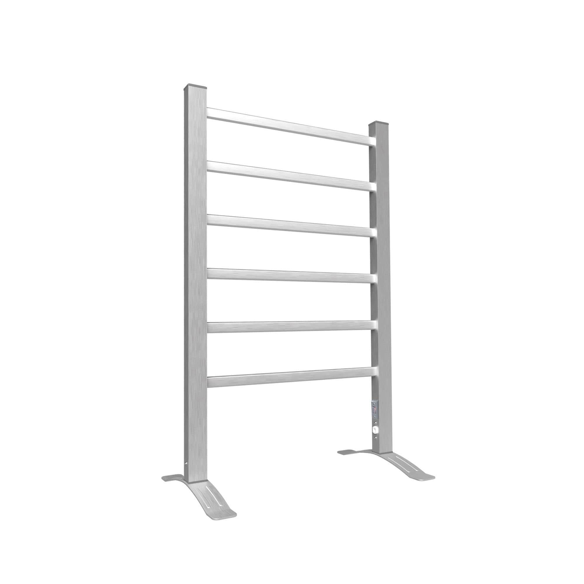 WellNest Heated Towel Rack – 6 Stainless Steel Spa Series