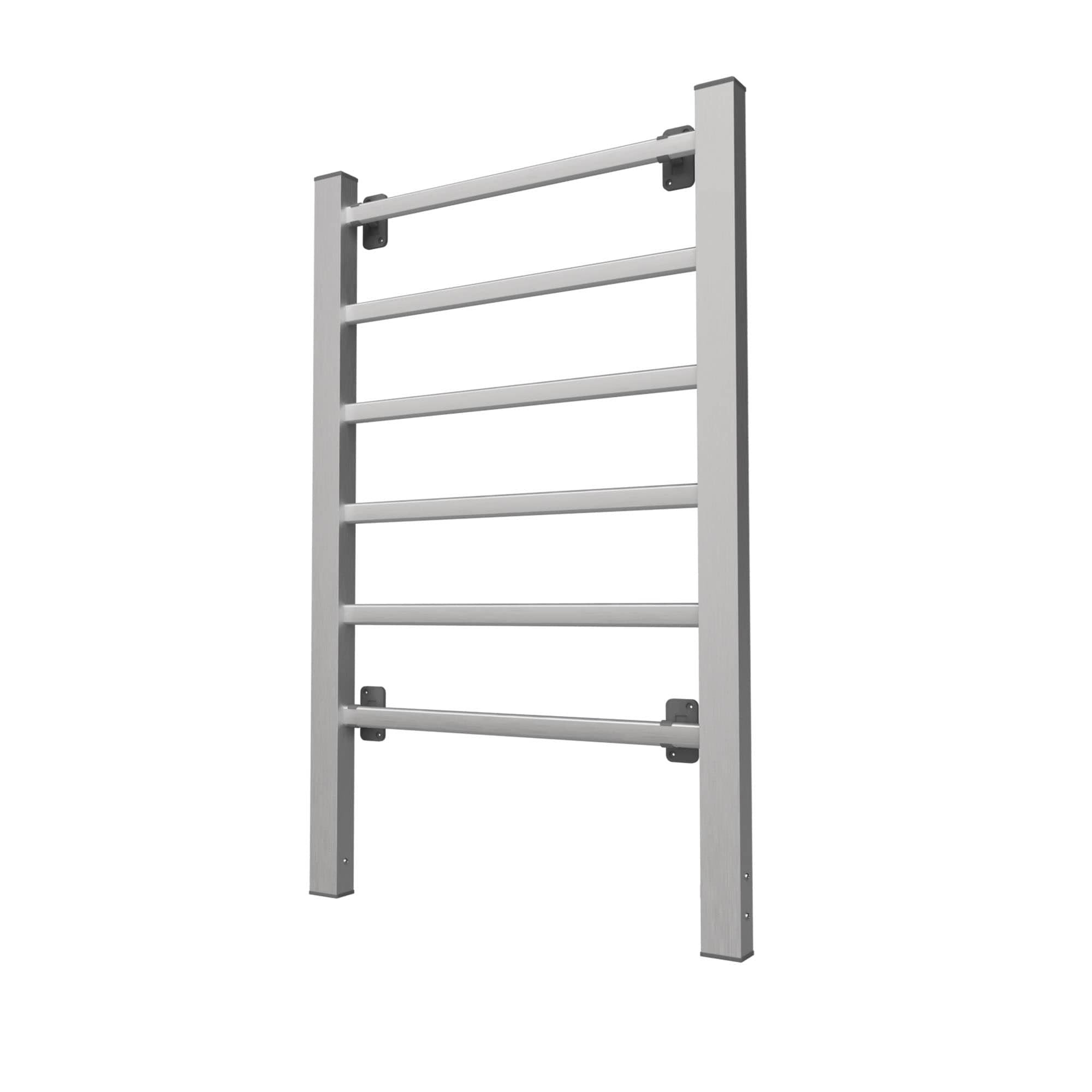 WellNest Heated Towel Rack – 6 Stainless Steel Spa Series