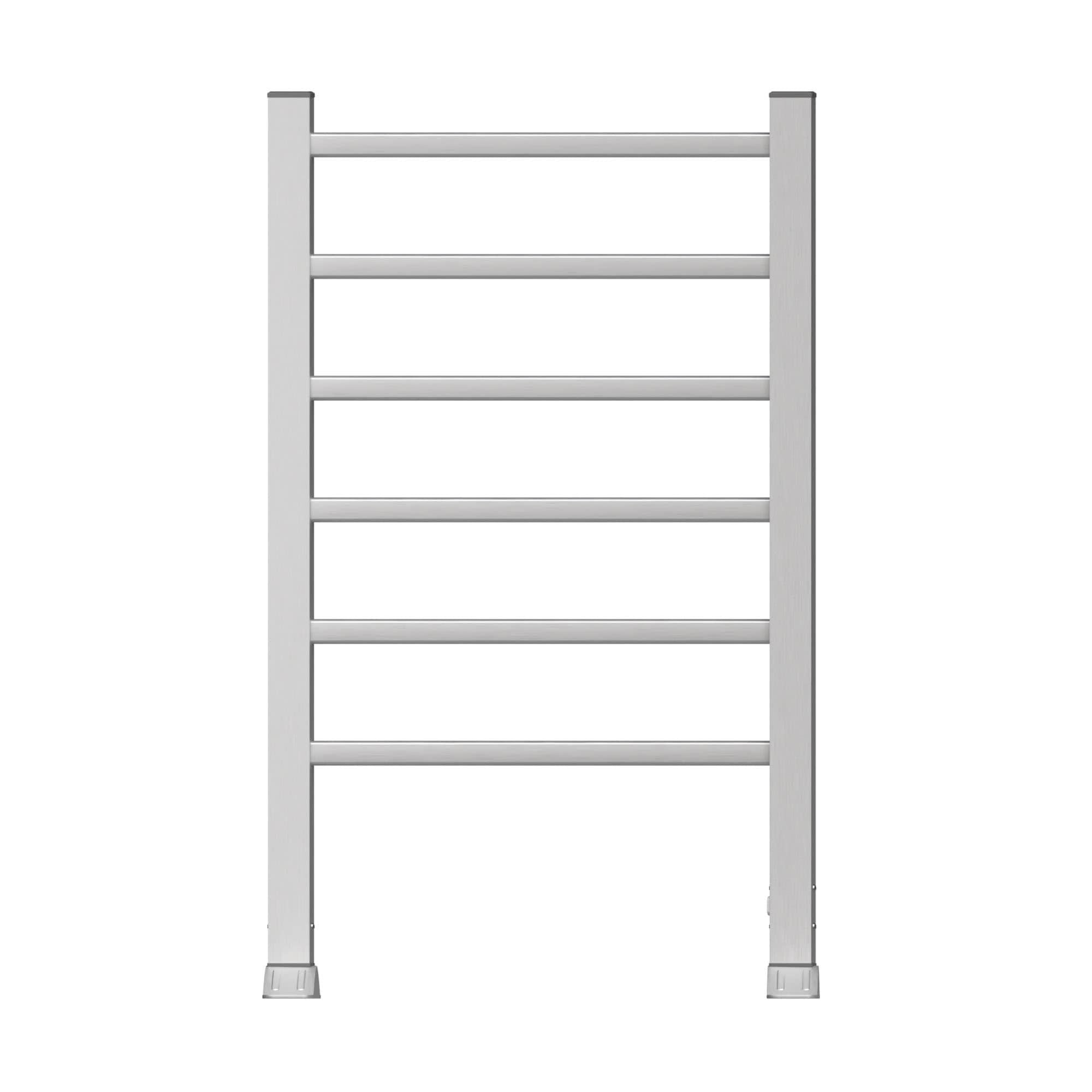 WellNest Heated Towel Rack – 6 Stainless Steel Spa Series