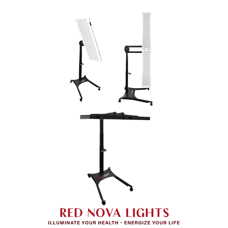 Red Nova RNL900 & RNL1500 Premium Electric Mobile Stand for Red Light Therapy Panels