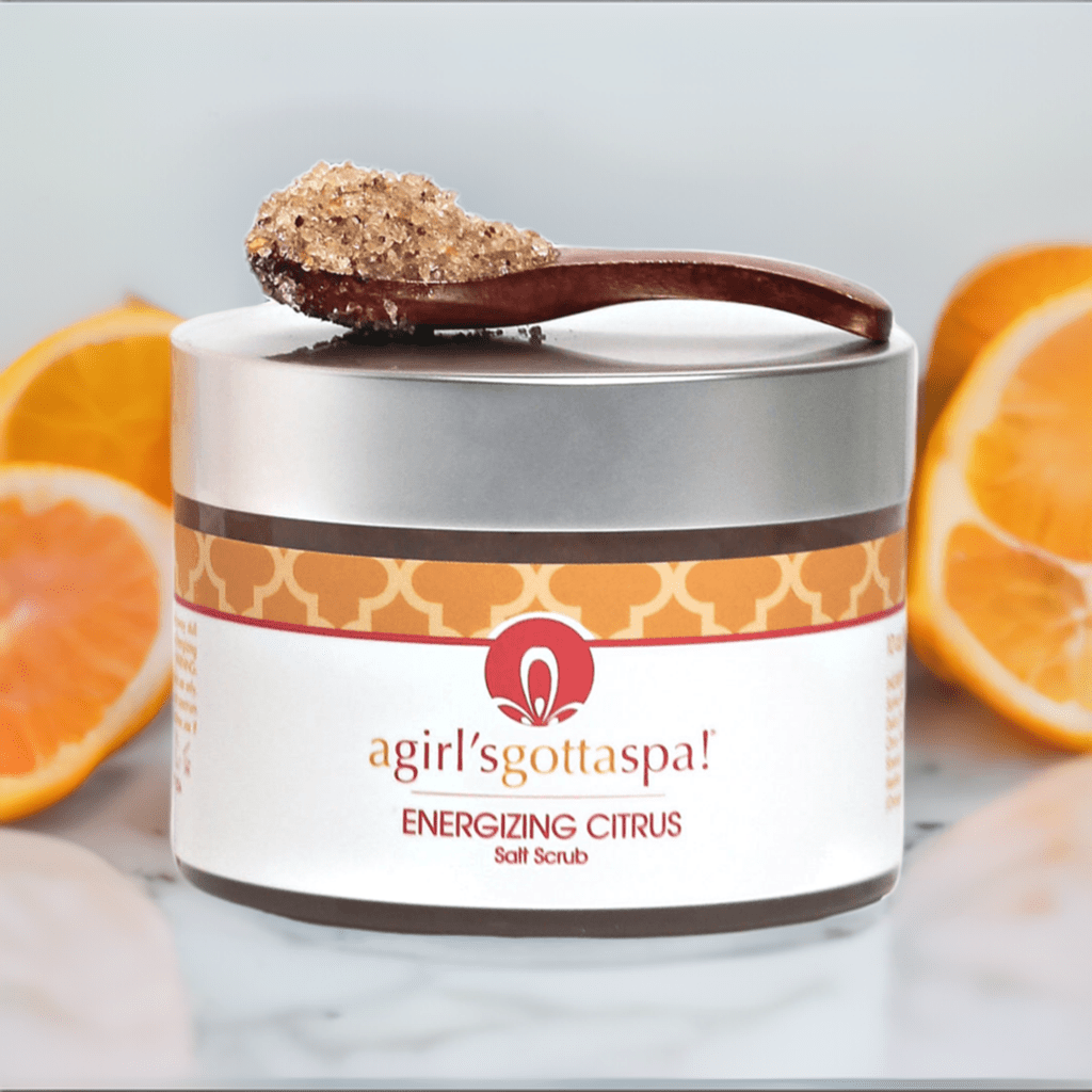 WellNest Energizing Citrus Dead Sea Salt Scrub – Glow Ritual Polish