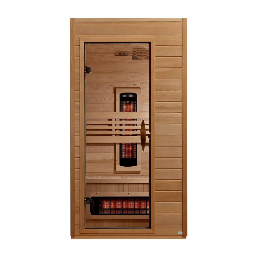 Dynamic Martin 1-2 Person Full Spectrum Near Zero EMF FAR IR Sauna (DYN-6006-03 FS)