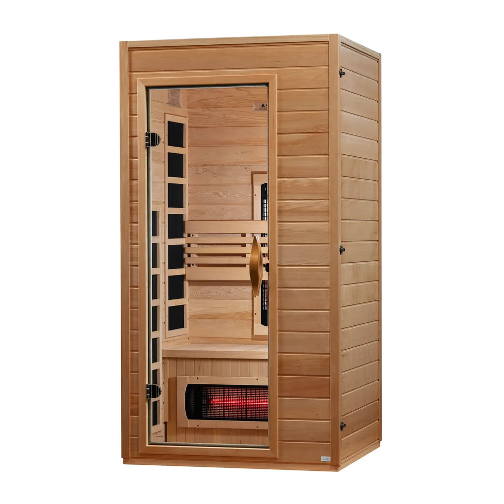Dynamic Martin 1-2 Person Full Spectrum Near Zero EMF FAR IR Sauna (DYN-6006-03 FS)