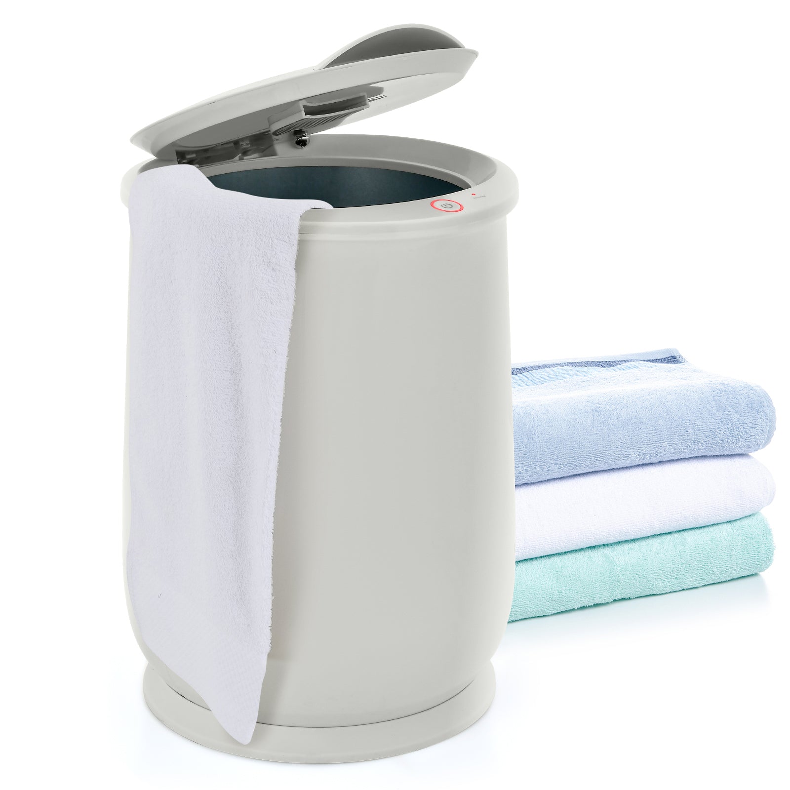 WellNest Luxury Towel Warmer – 21L Compact Spa Series (White)