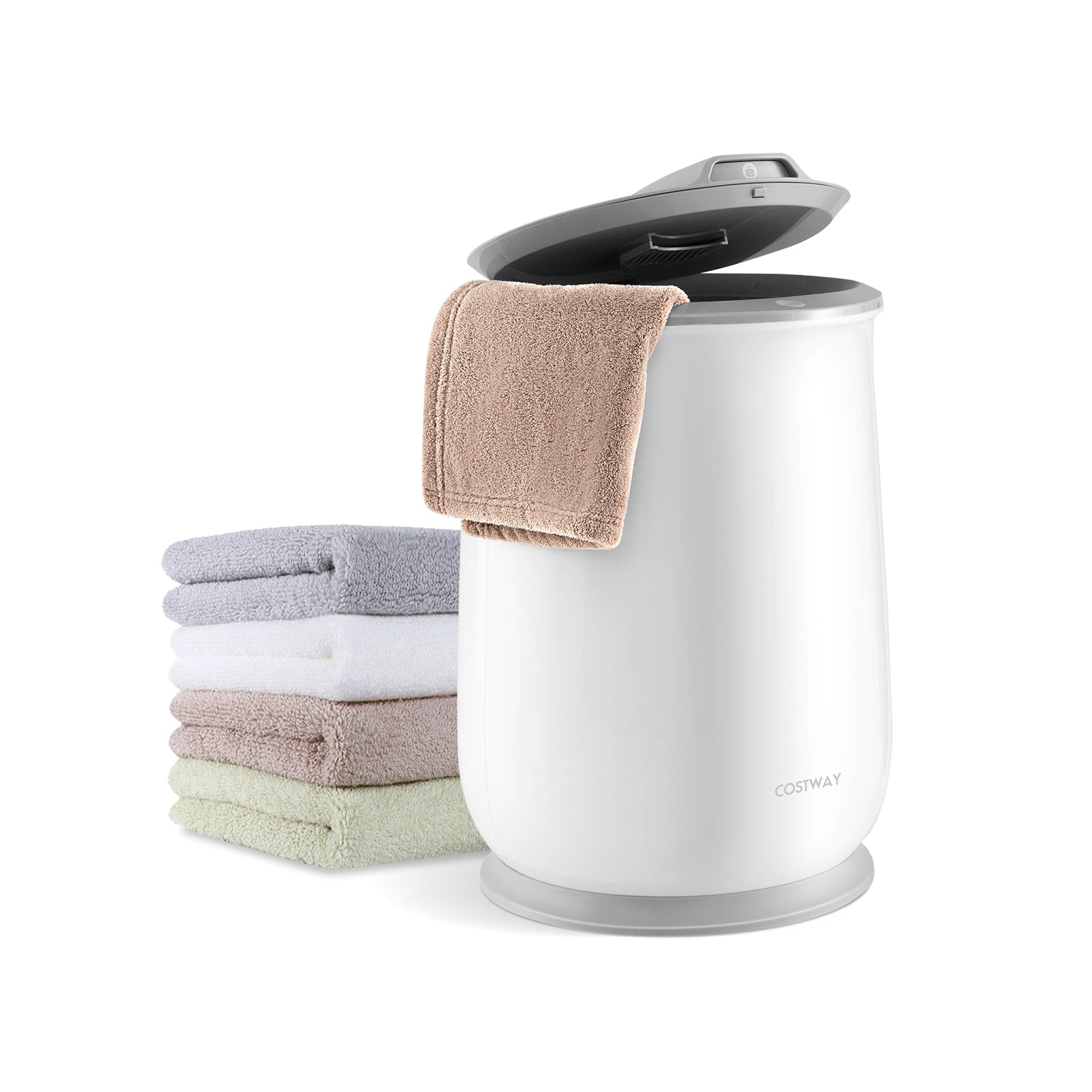 WellNest Towel Warmer Bucket – Essential Recovery Series (Gray)