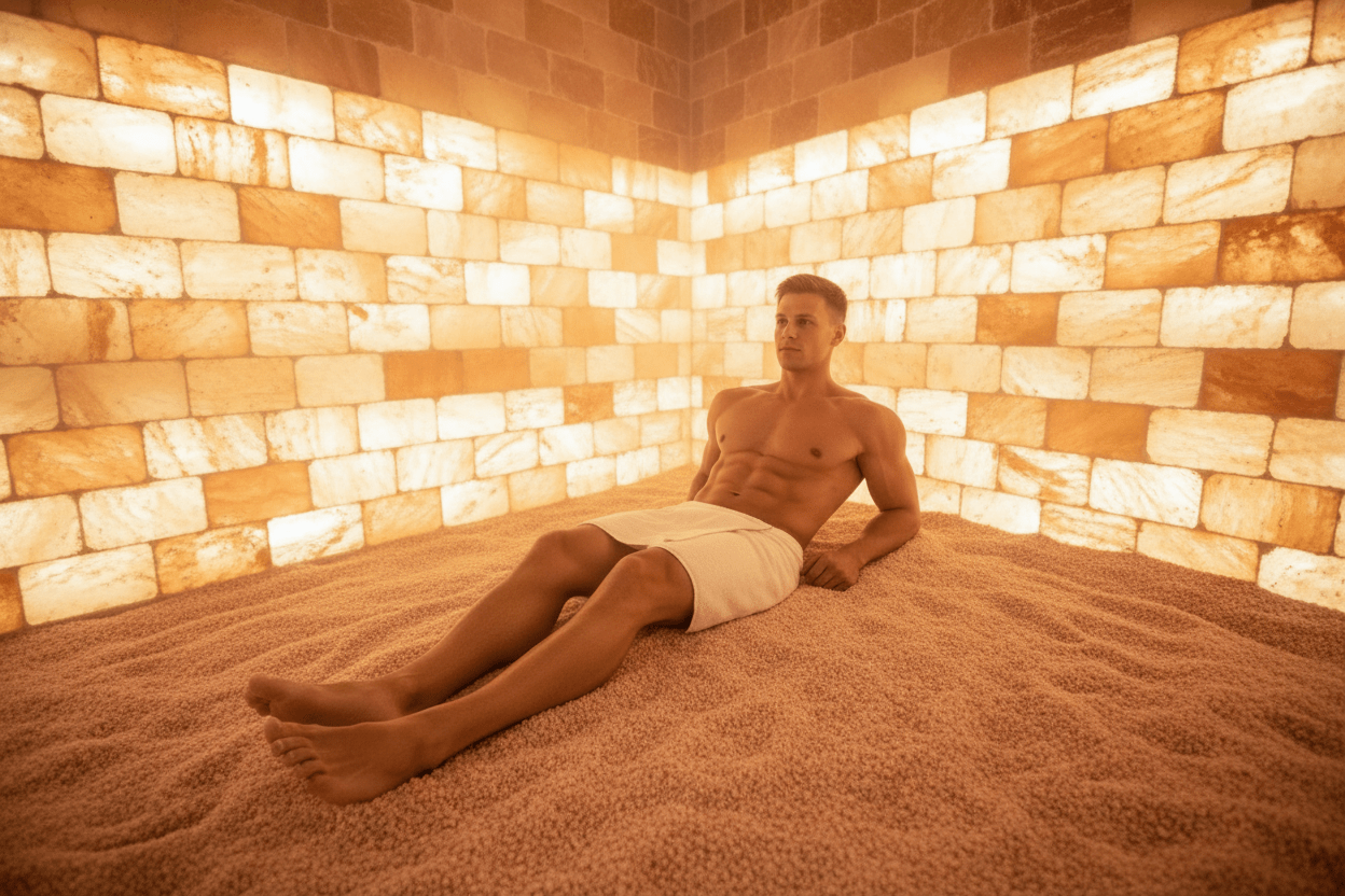WellNest Himalayan Salt Therapy Room | 8' x 4' Custom Wall Kit