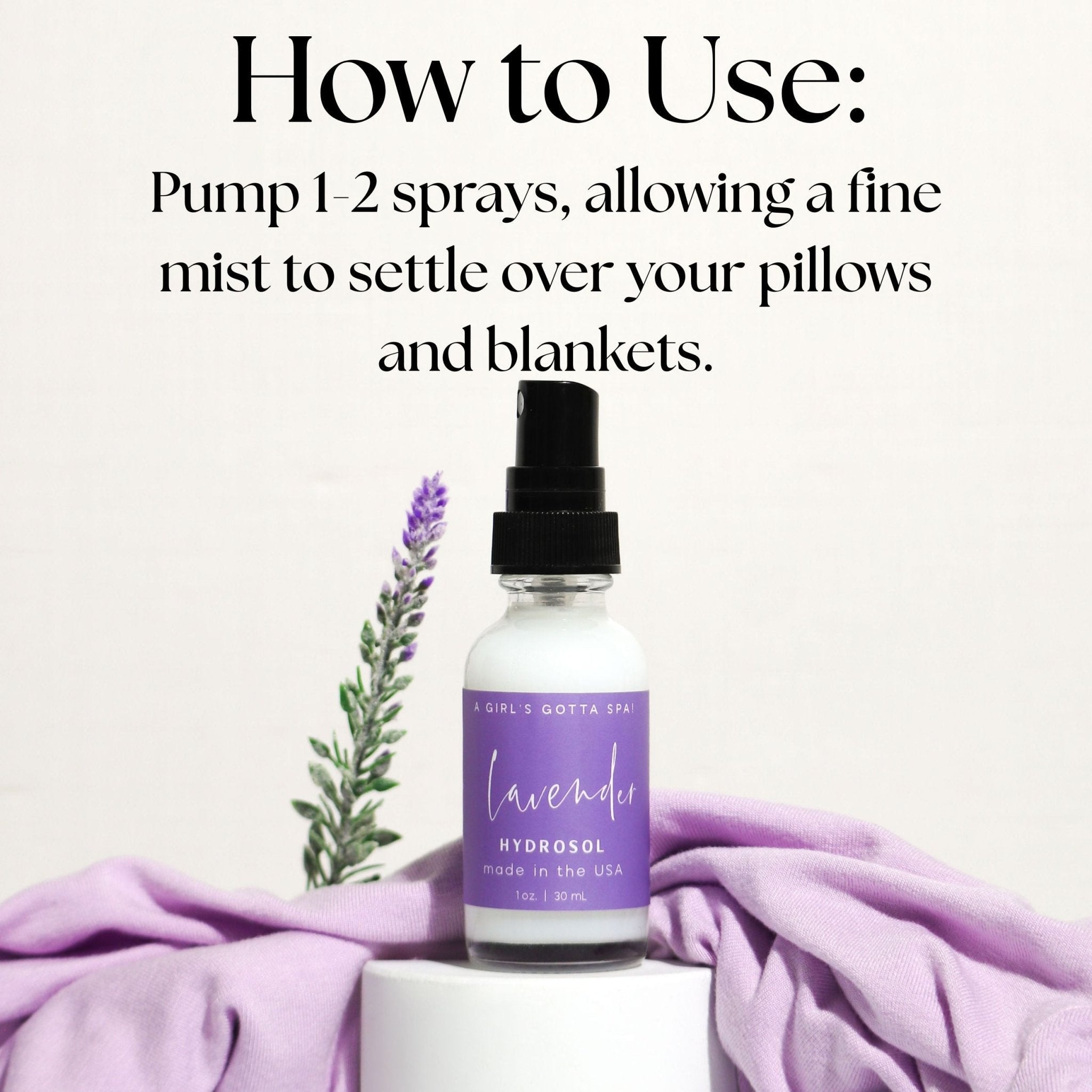 WellNest Lavender Hydrosol Sleep Spray – Night Ritual Mist