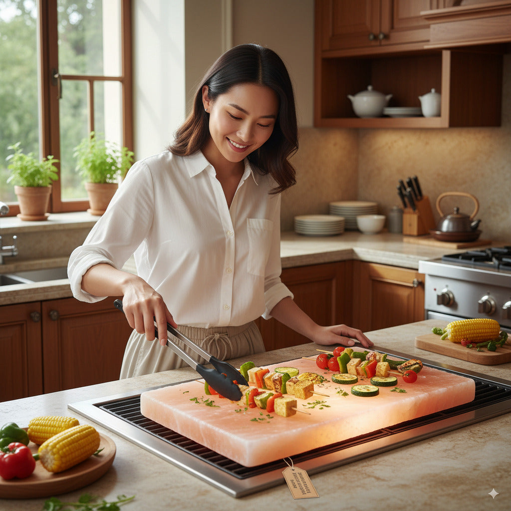 Himalayan Salt Cooking Block – 9" × 18" × 2"