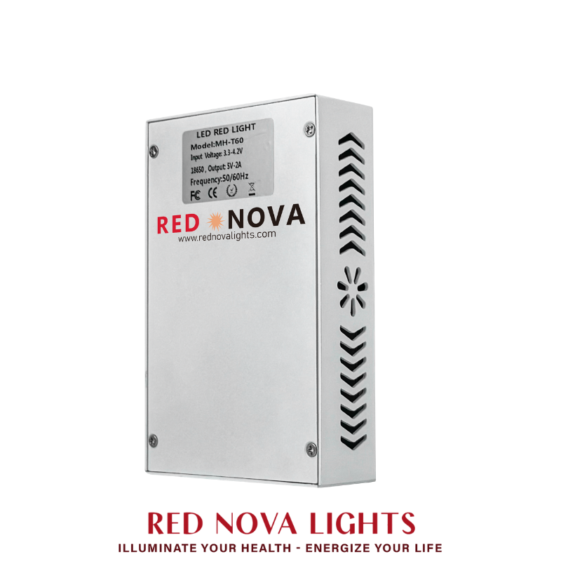 Red Nova Mini 60 Handheld Red Light Therapy Device – Portable 660nm & 850nm LED for Pain Relief & Skin Health