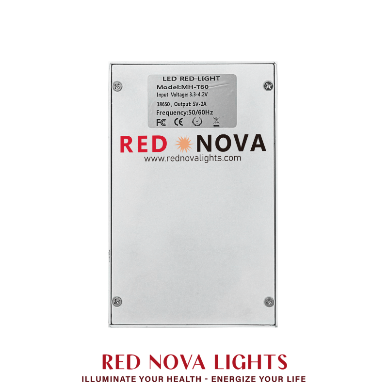 Red Nova Mini 60 Handheld Red Light Therapy Device – Portable 660nm & 850nm LED for Pain Relief & Skin Health