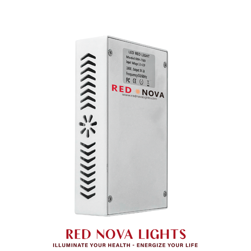 Red Nova Mini 60 Handheld Red Light Therapy Device – Portable 660nm & 850nm LED for Pain Relief & Skin Health