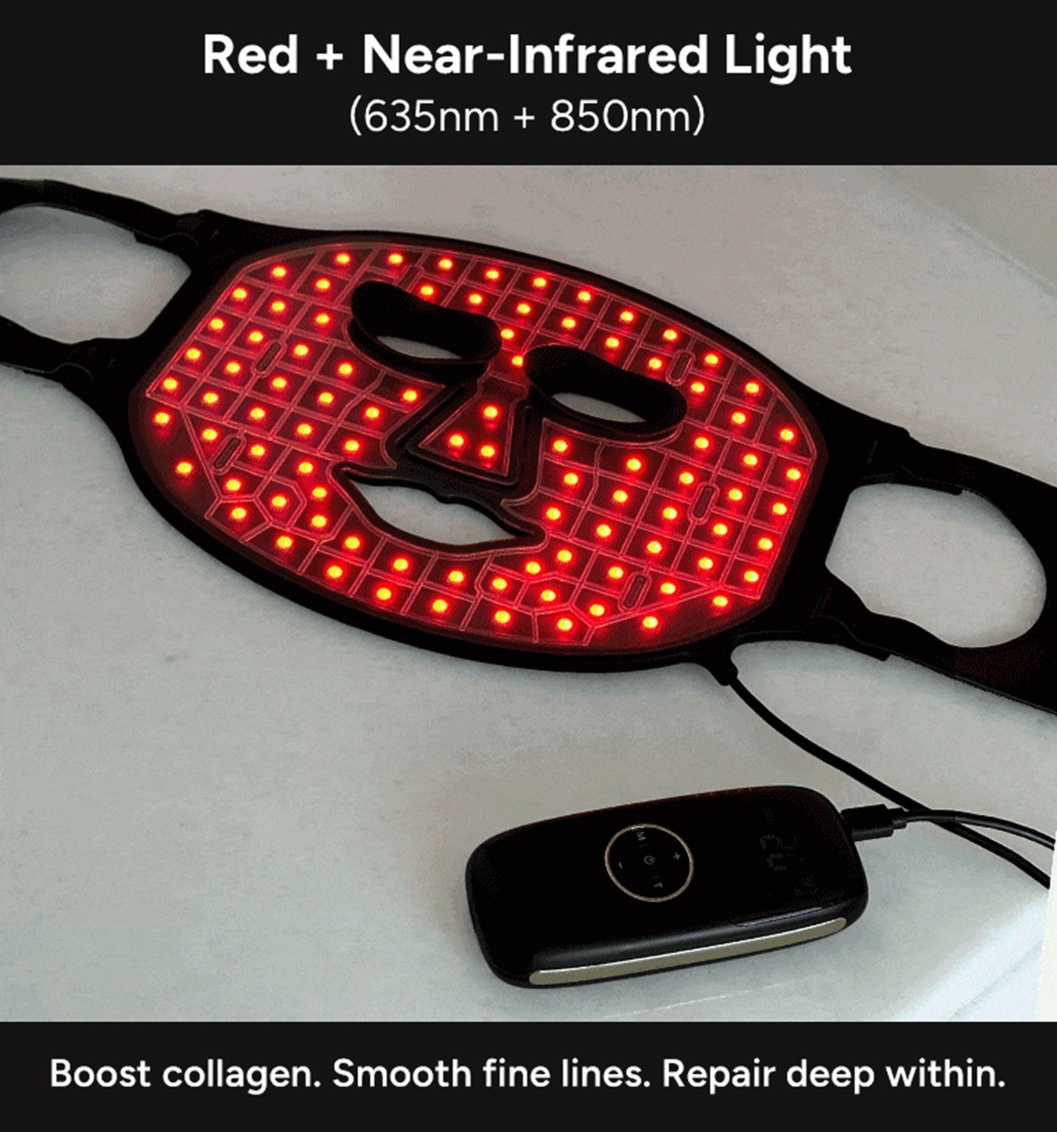 WellNest LED Light Therapy Mask – Skin Renewal Series