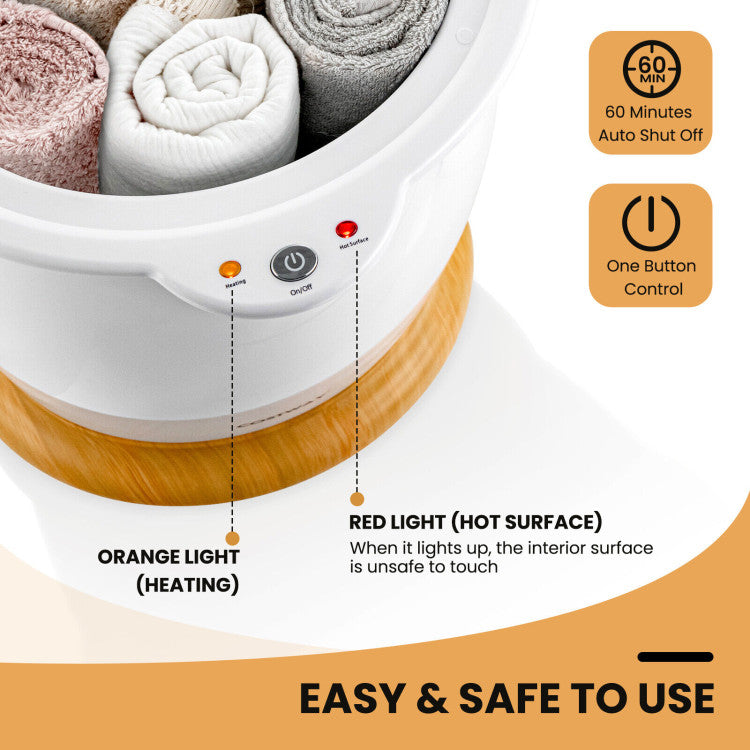 WellNest Luxury Towel Warmer – 20L Spa Series (White)