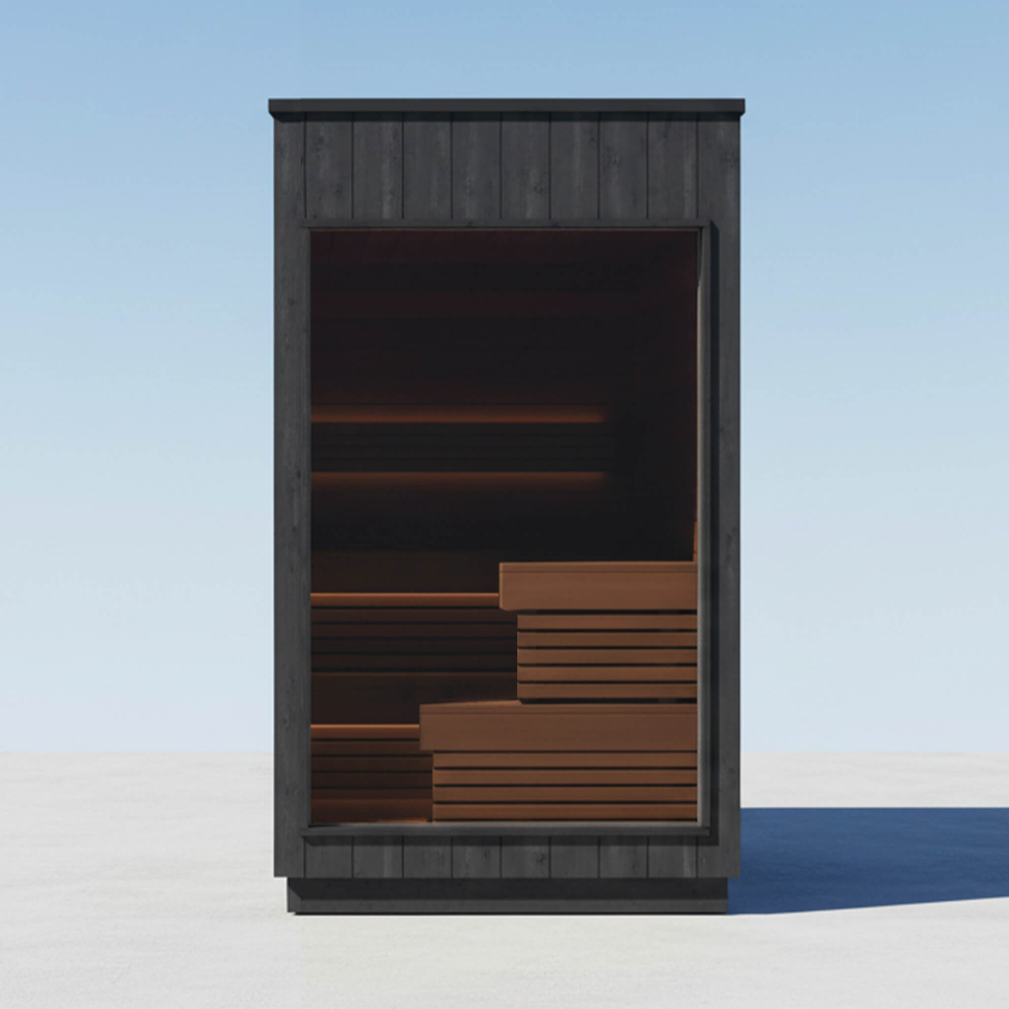 WellNest ThermaSol Nordic Misty™ | 2-5 Person Outdoor Sauna Cabin - Fully Assembled [Made-To-Order]