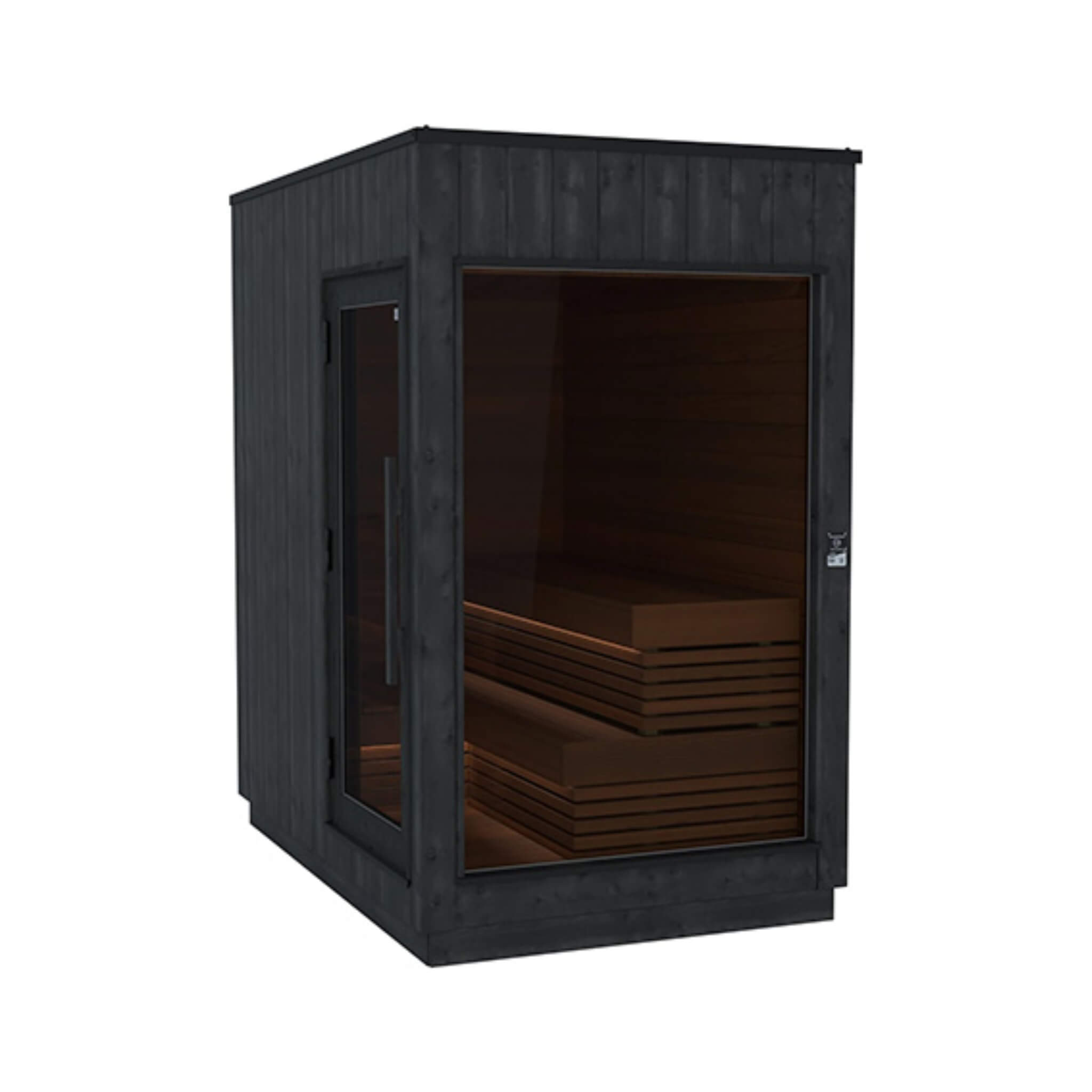 WellNest ThermaSol Nordic Misty™ | 2-5 Person Outdoor Sauna Cabin - Fully Assembled [Made-To-Order]
