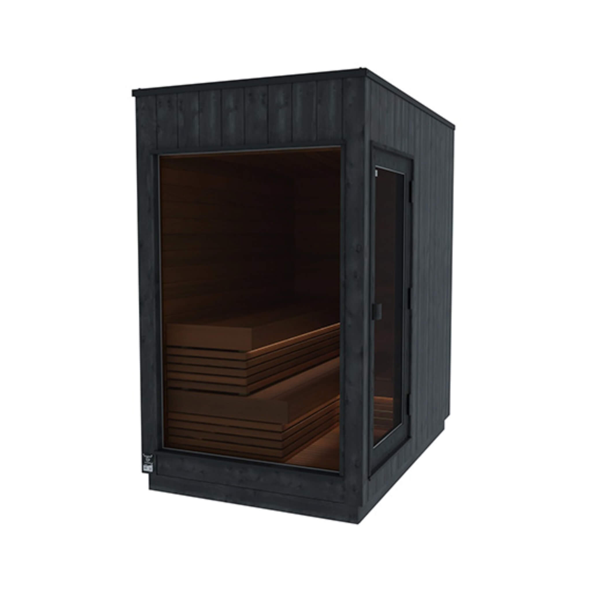 WellNest ThermaSol Nordic Misty™ | 2-5 Person Outdoor Sauna Cabin - Fully Assembled [Made-To-Order]