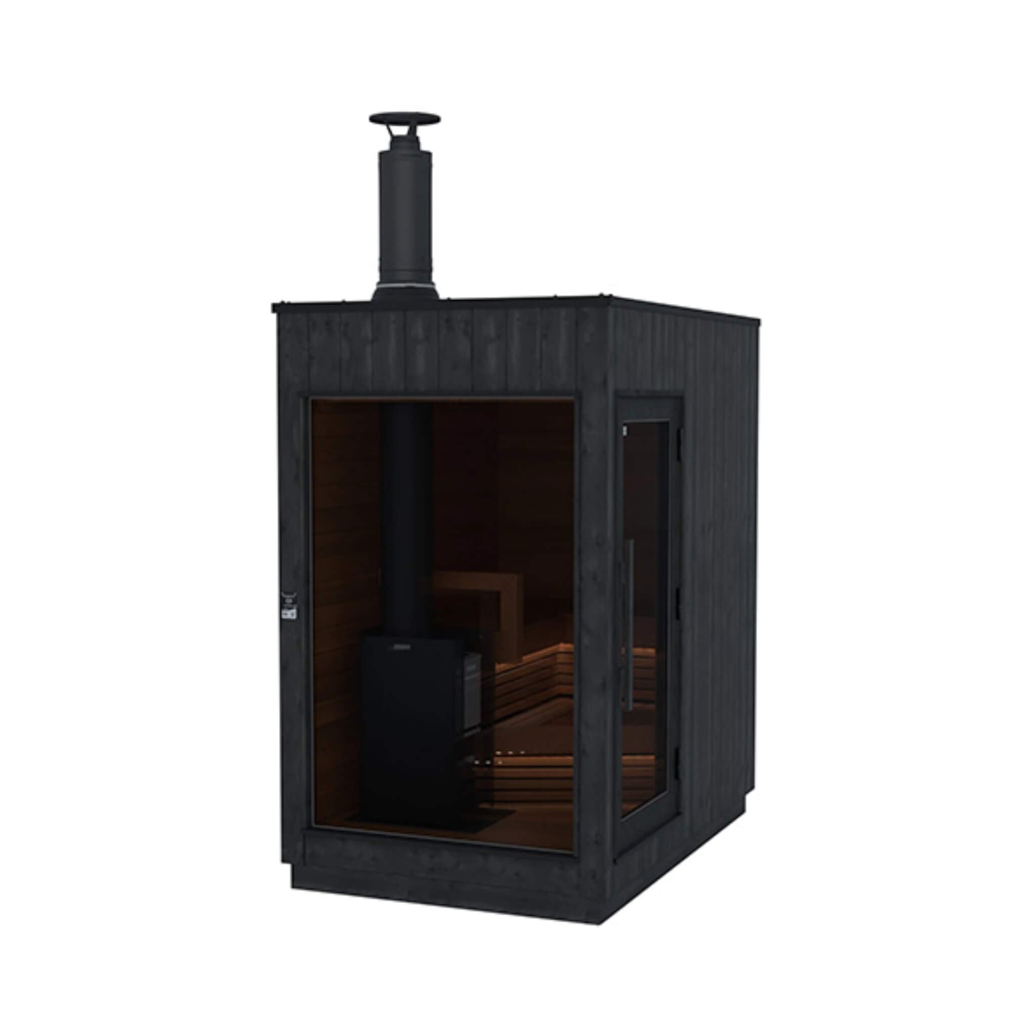 WellNest ThermaSol Nordic Misty™ | 2-5 Person Outdoor Sauna Cabin - Fully Assembled [Made-To-Order]