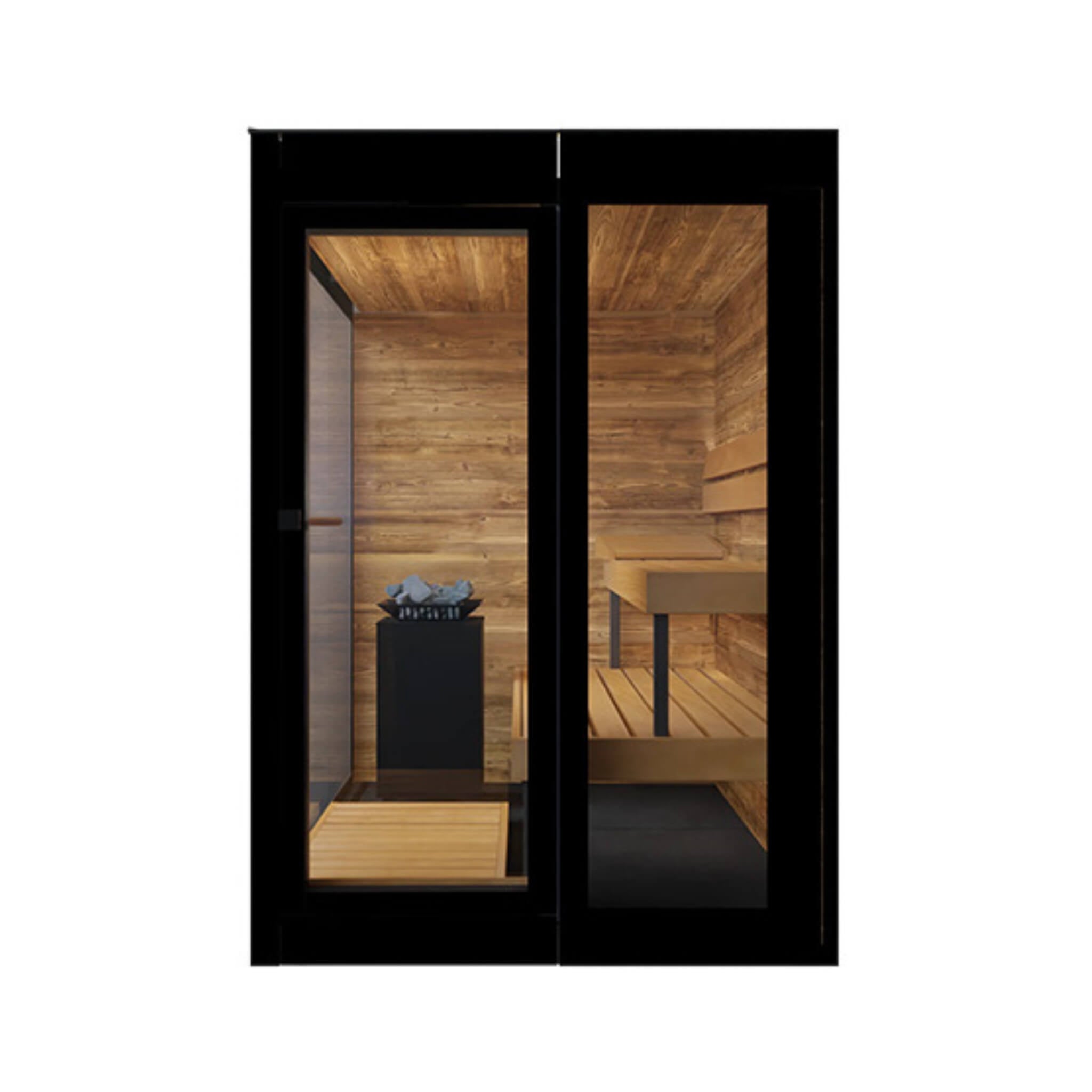 WellNest ThermaSol Vera™ | 3-Person Outdoor Sauna Cabin - Fully Assembled [Made-To-Order]